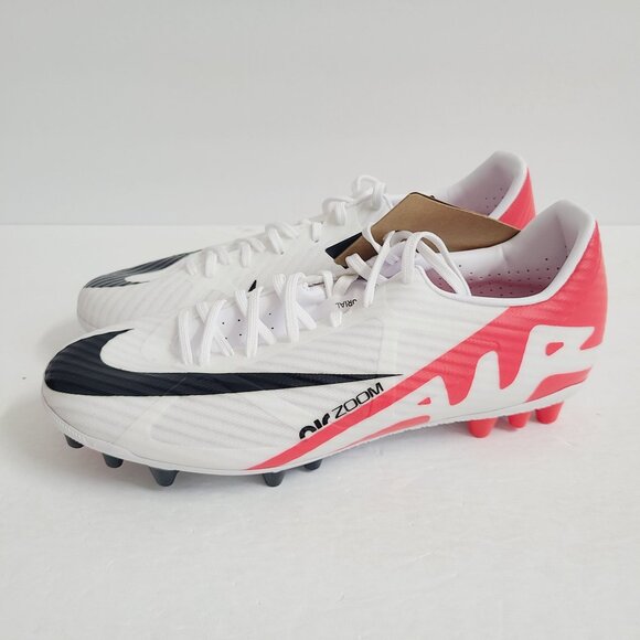 NEW Nike Mercurial Vapor 15 Academy AG Soccer Cleats DJ5630-600 Size 6.5 White - Picture 1 of 7